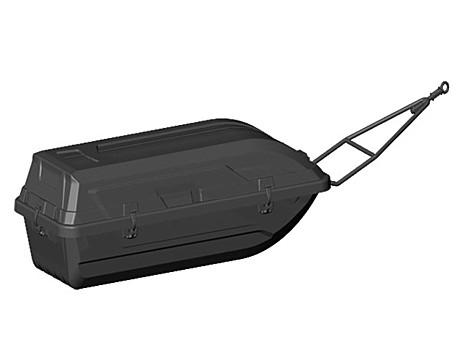 Сани 1700 с крышкой и обвязкой (1725*700*295)